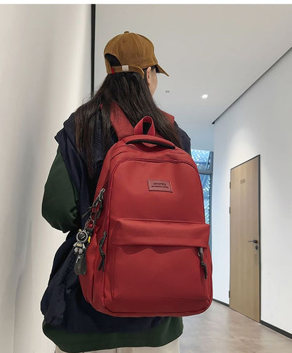 Plain Applique Laptop Backpack / Bag Charm / Set