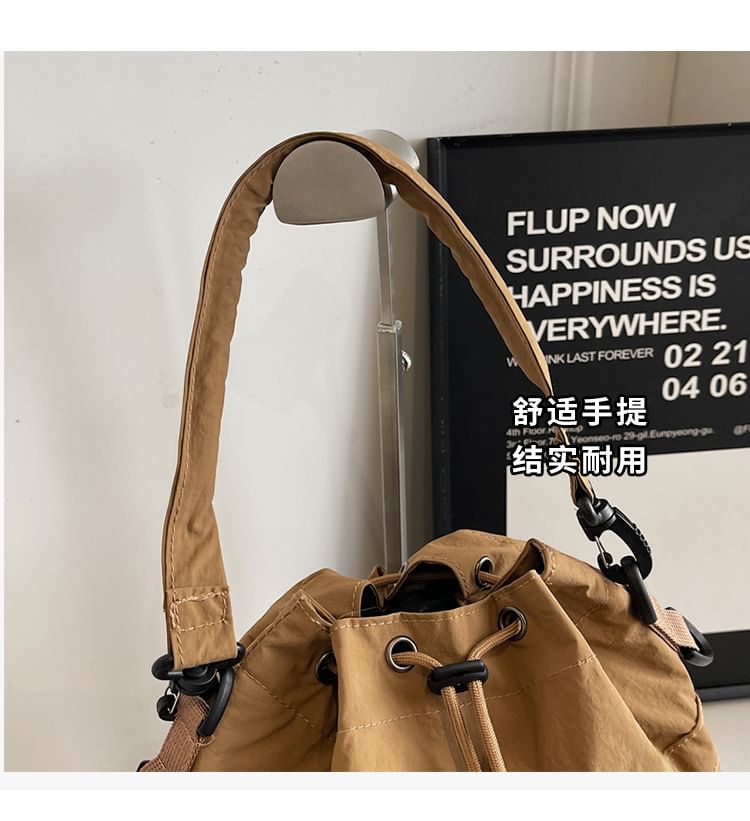 Multi-Pocket Drawstring Backpack