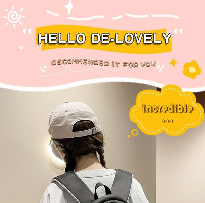 Two Tone Applique Nylon Laptop Backpack / Bag Charm / Badge / Set