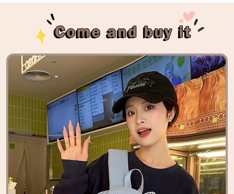 Two Tone Applique Nylon Laptop Backpack / Bag Charm / Badge / Set