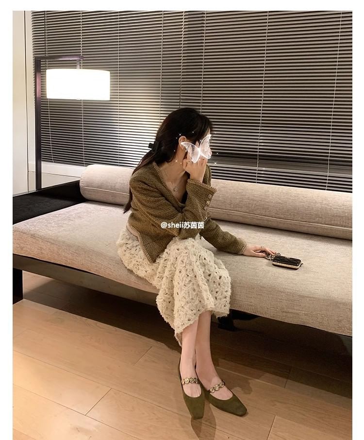 Heel Plain Low Accent Metal Mary Pumps Jane