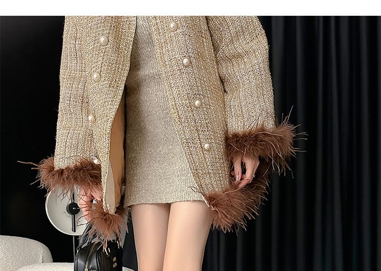 Pumps Jane Chunky Faux Panel Buckled Heel Mary Plain Leather