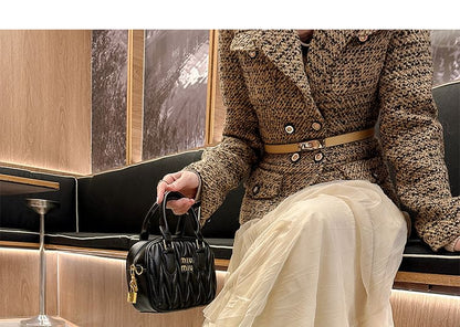 Accent Heel Pumps Low Bow Faux Leopard Print Panel Leather Brogue