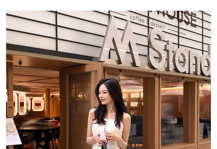 Square Toe Buckle Block Heel Mary Jane Pumps