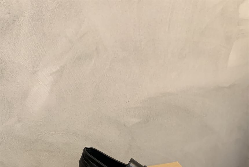 Faux Leather / Patent Leather Penny Loafers