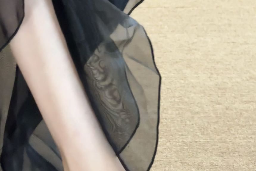 Pointed Toe Faux Fur Panel Patent Leather Stiletto Pumps