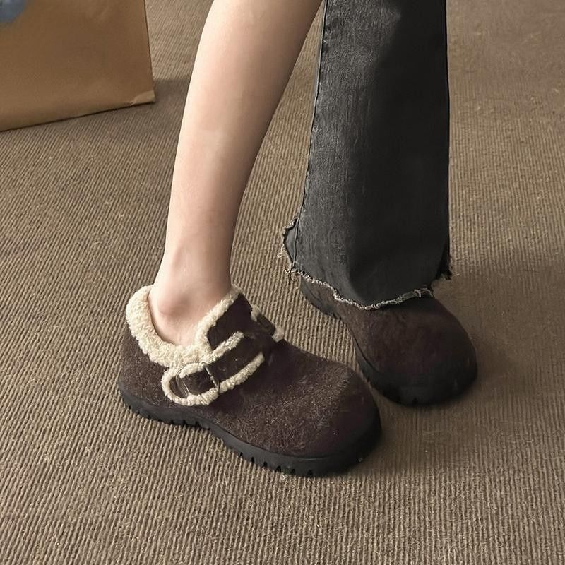 Platform Buckle Snow Shoes