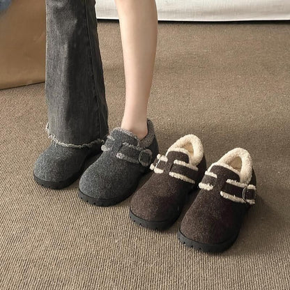 Platform Buckle Snow Shoes