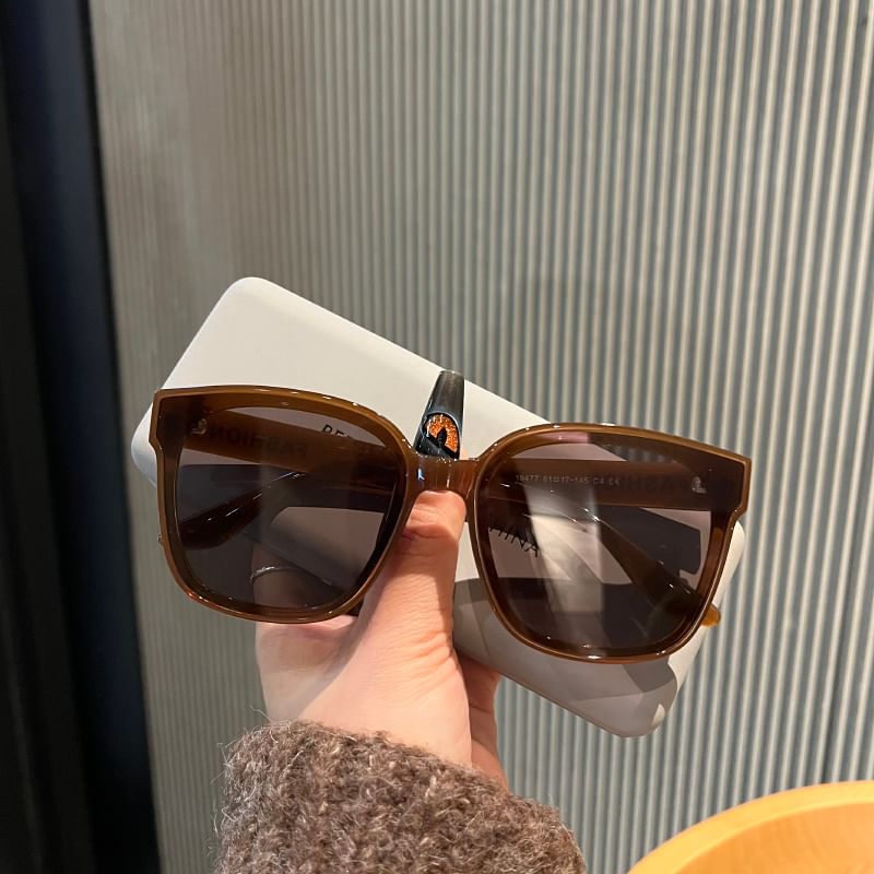 Plain Frame Sunglasses