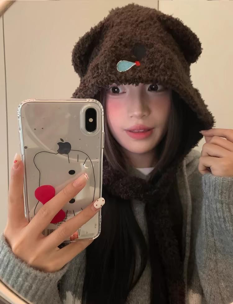 Koala Knit Bonnet Hat