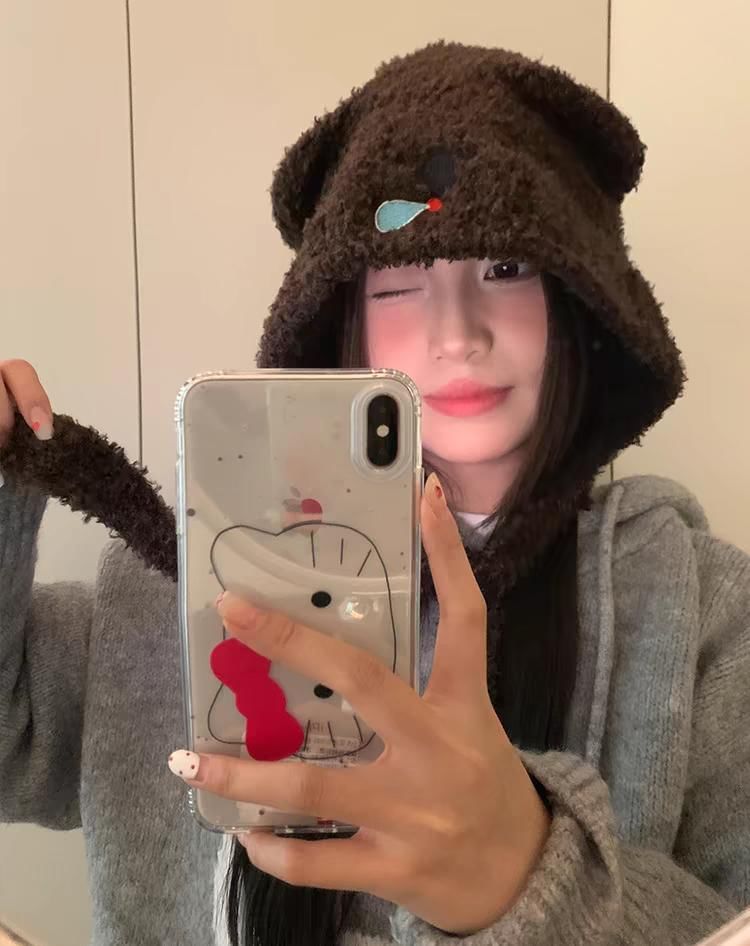 Koala Knit Bonnet Hat