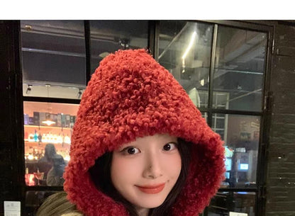 Plain Fleece Bonnet Hat