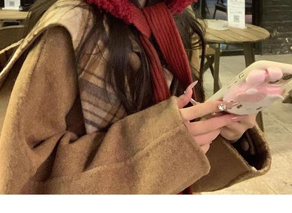 Plain Fleece Bonnet Hat