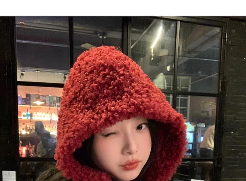 Plain Fleece Bonnet Hat