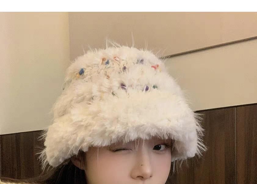 Fluffy Knit Bucket Hat