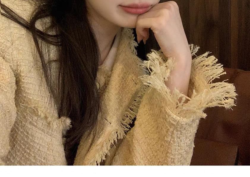 Fluffy Knit Bucket Hat