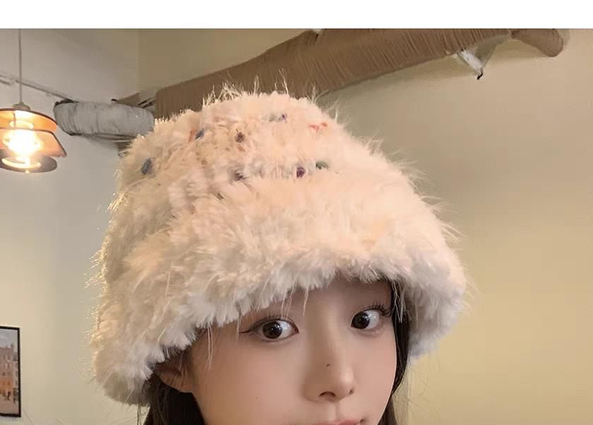 Fluffy Knit Bucket Hat