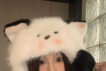Cat Fluffy Trapper Hat