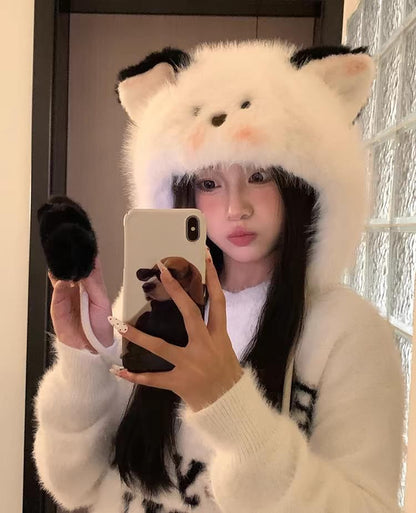 Cat Fluffy Trapper Hat