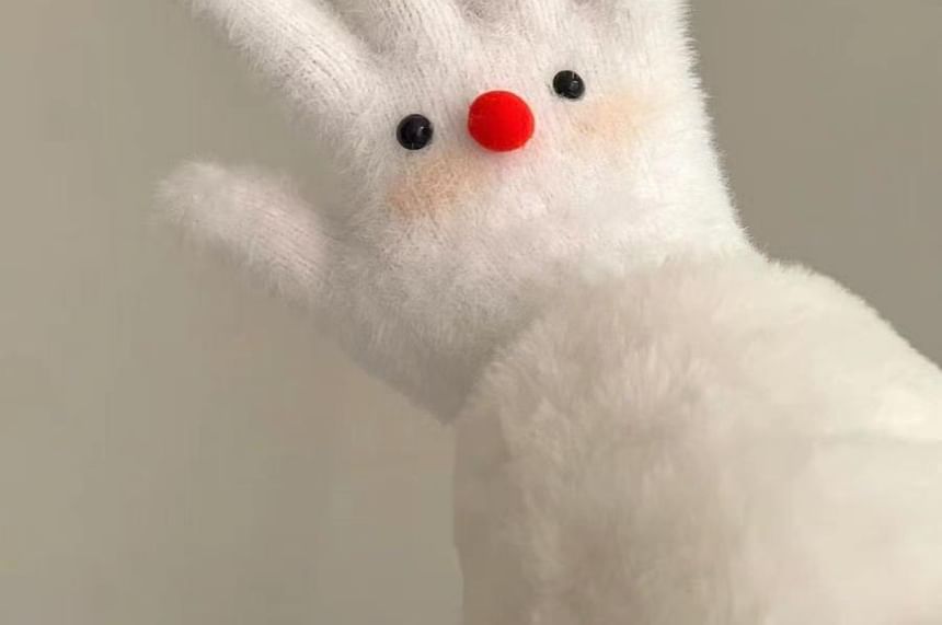 Cartoon Fluffy Gloves