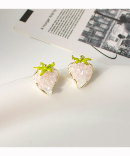 Strawberry Stud Earring / Clip-On Earring