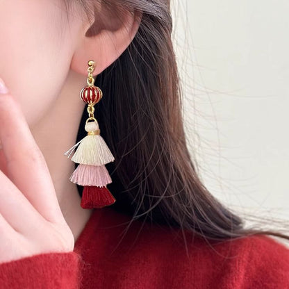 Tassel Drop Earring / Clip-On Earring
