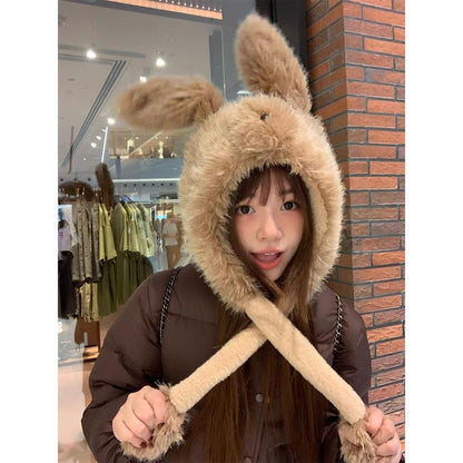 Rabbit Ear Fluffy Hat
