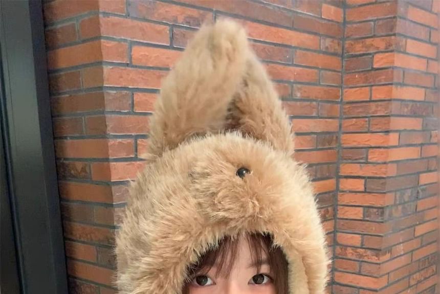 Rabbit Ear Fluffy Hat