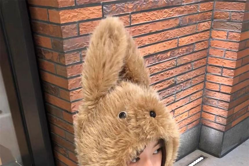 Rabbit Ear Fluffy Hat