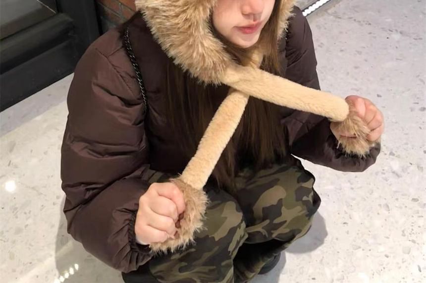 Rabbit Ear Fluffy Hat