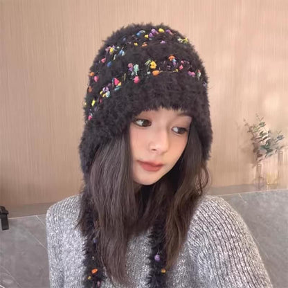 Melange Tie-Up Beanie