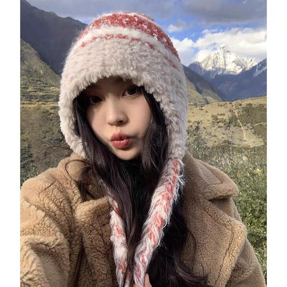 Melange Earflap Beanie