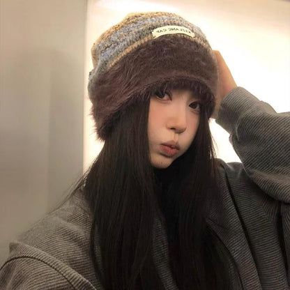 Melange Panel Beanie