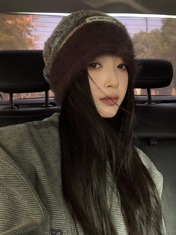 Melange Panel Beanie