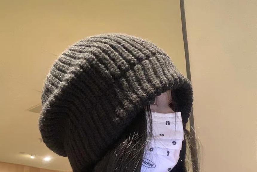 Plain Ribbed Beanie