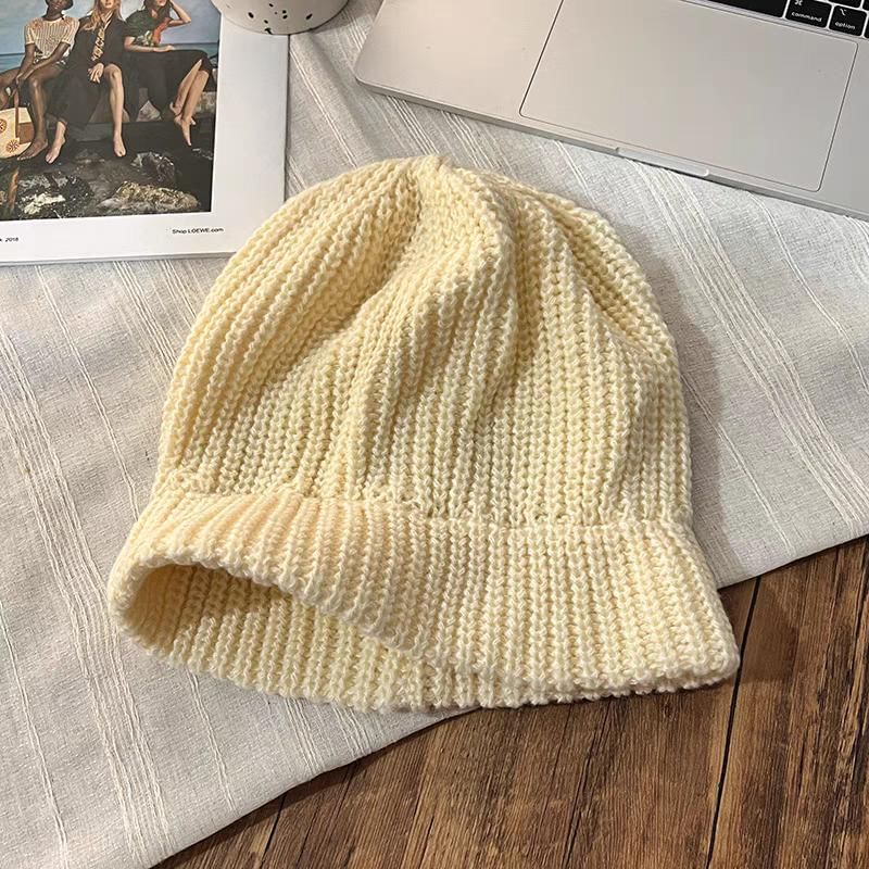 Plain Ribbed Beanie