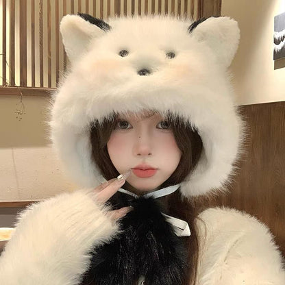 Cartoon Animal Fluffy Hat