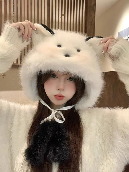 Cartoon Animal Fluffy Hat