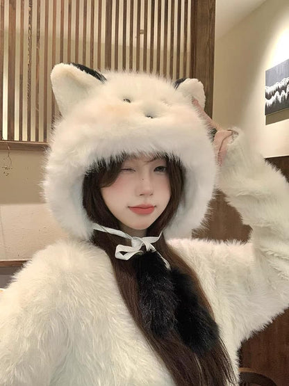 Cartoon Animal Fluffy Hat