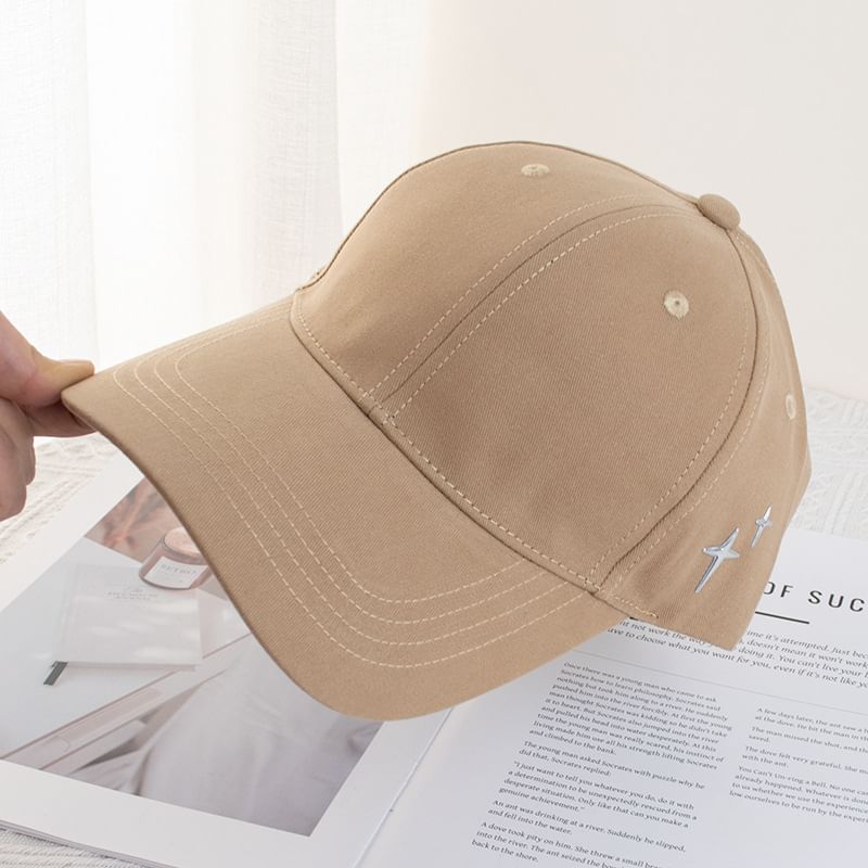Star Applique Baseball Cap