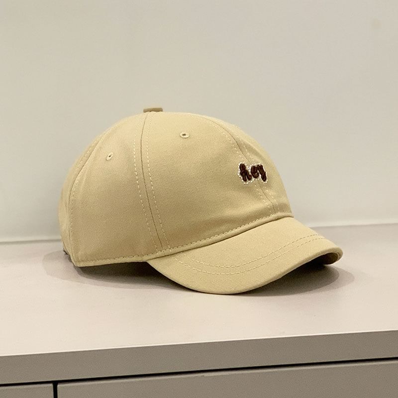 Letter Embroidered Cap