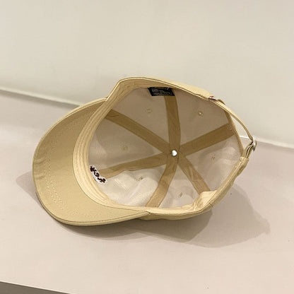 Letter Embroidered Cap