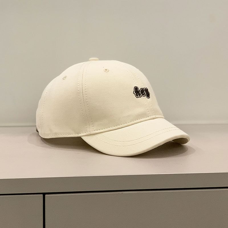 Letter Embroidered Cap