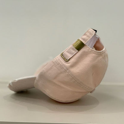 Letter Embroidered Distressed Cap