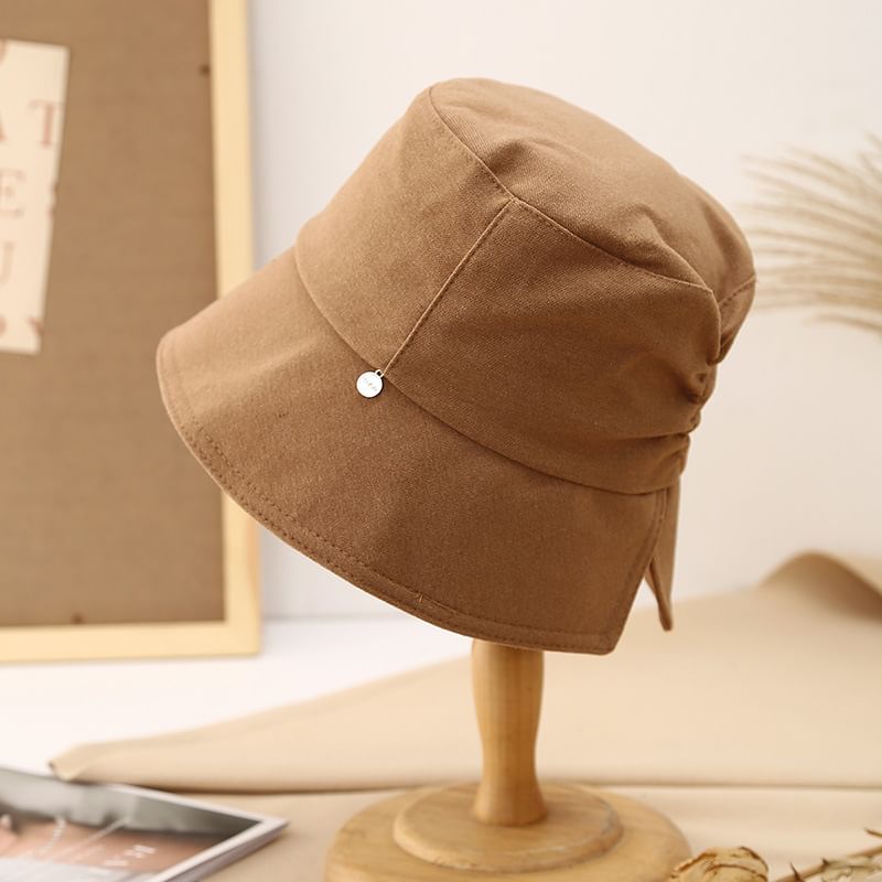 Shirred Bucket Hat