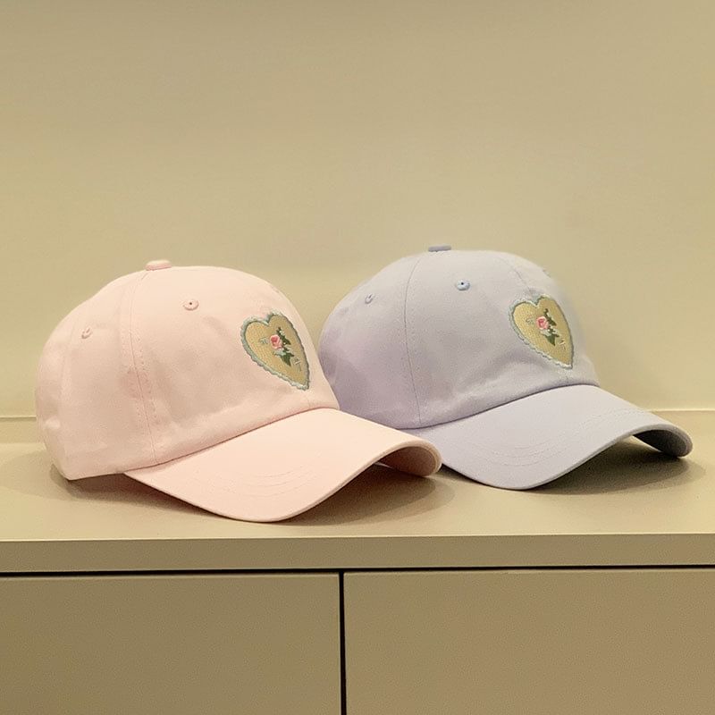 Floral Embroidered Cap