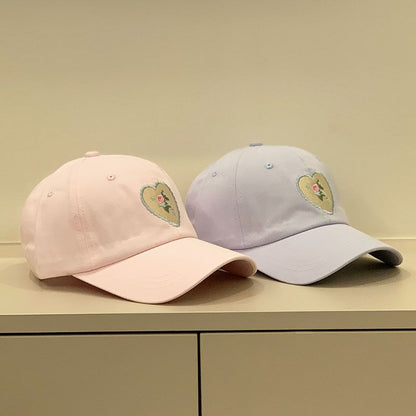 Floral Embroidered Cap