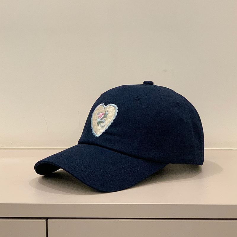 Floral Embroidered Cap