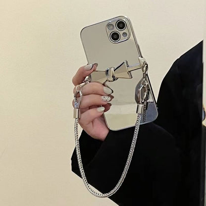Mirrored Phone Case / Clip On Strap / Lanyard / Set