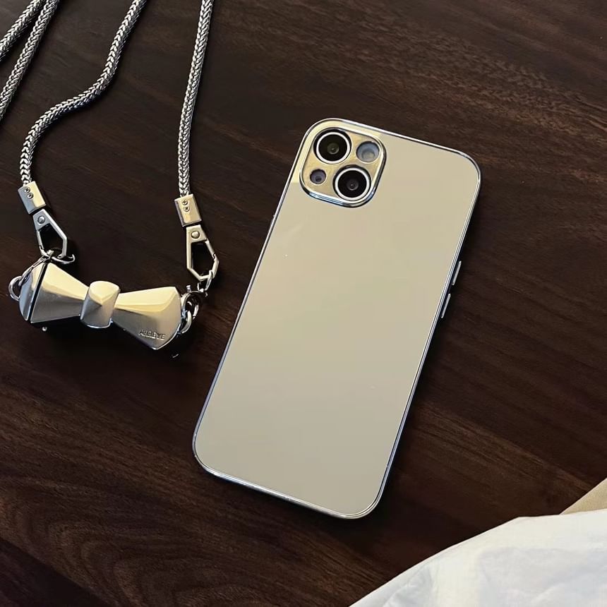 Mirrored Phone Case / Clip On Strap / Lanyard / Set